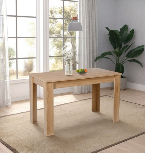 Dining table oak effect - oak, fixed