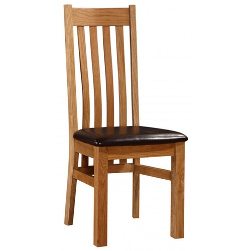 Solid oak chairs - chairs, dining