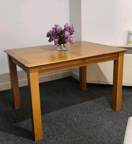 Solid oak extendable dining - solid,