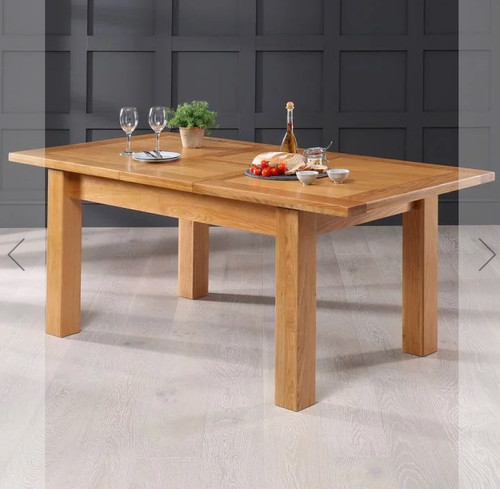 Dining table solid oak medium - dining,