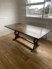 Antique Solid Oak 8-Seater