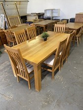 Nearly 6ft Solid Oak Dining