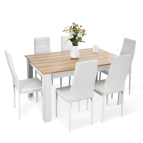 Oak dining table set - dining, w/